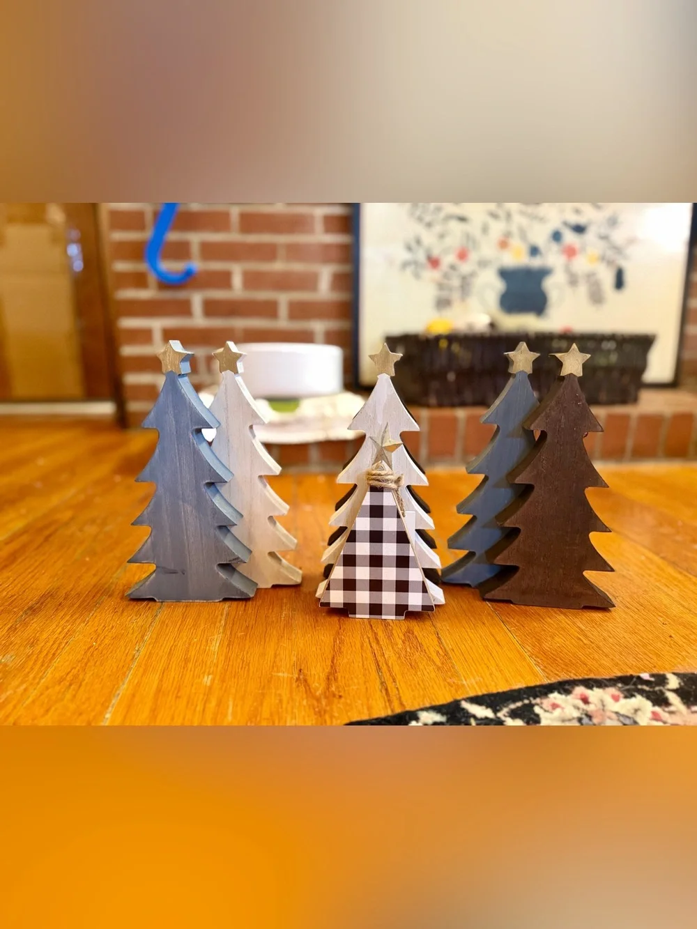 Decorative Wooden Christmas Trees